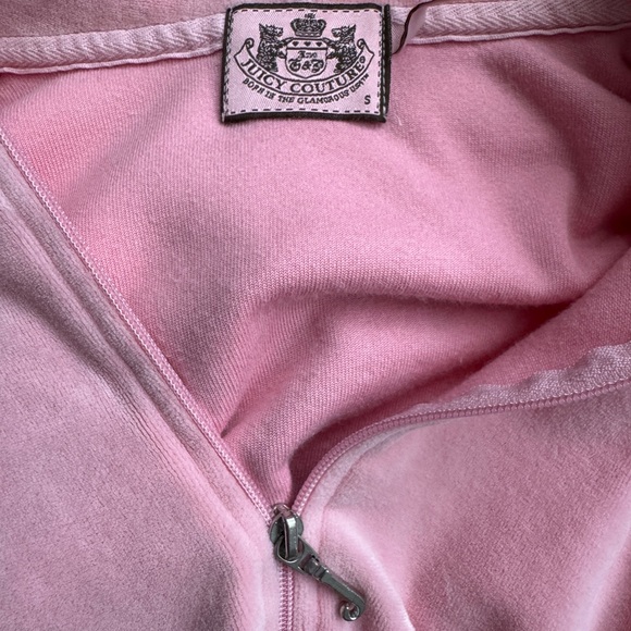 Juicy Couture Pink Graphic Velour Hoodie - Picture 5 of 6